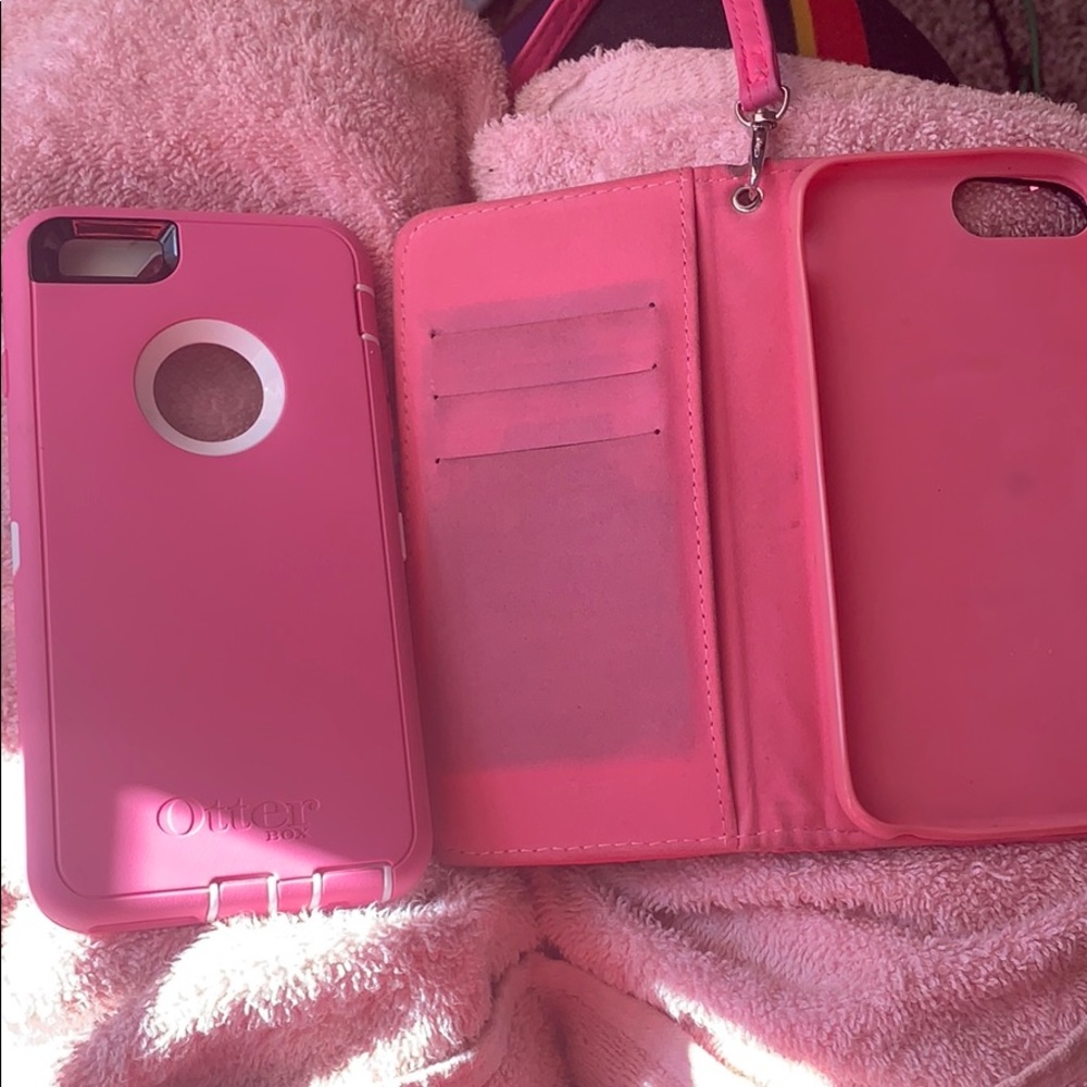 Otter box case and wallet case protection